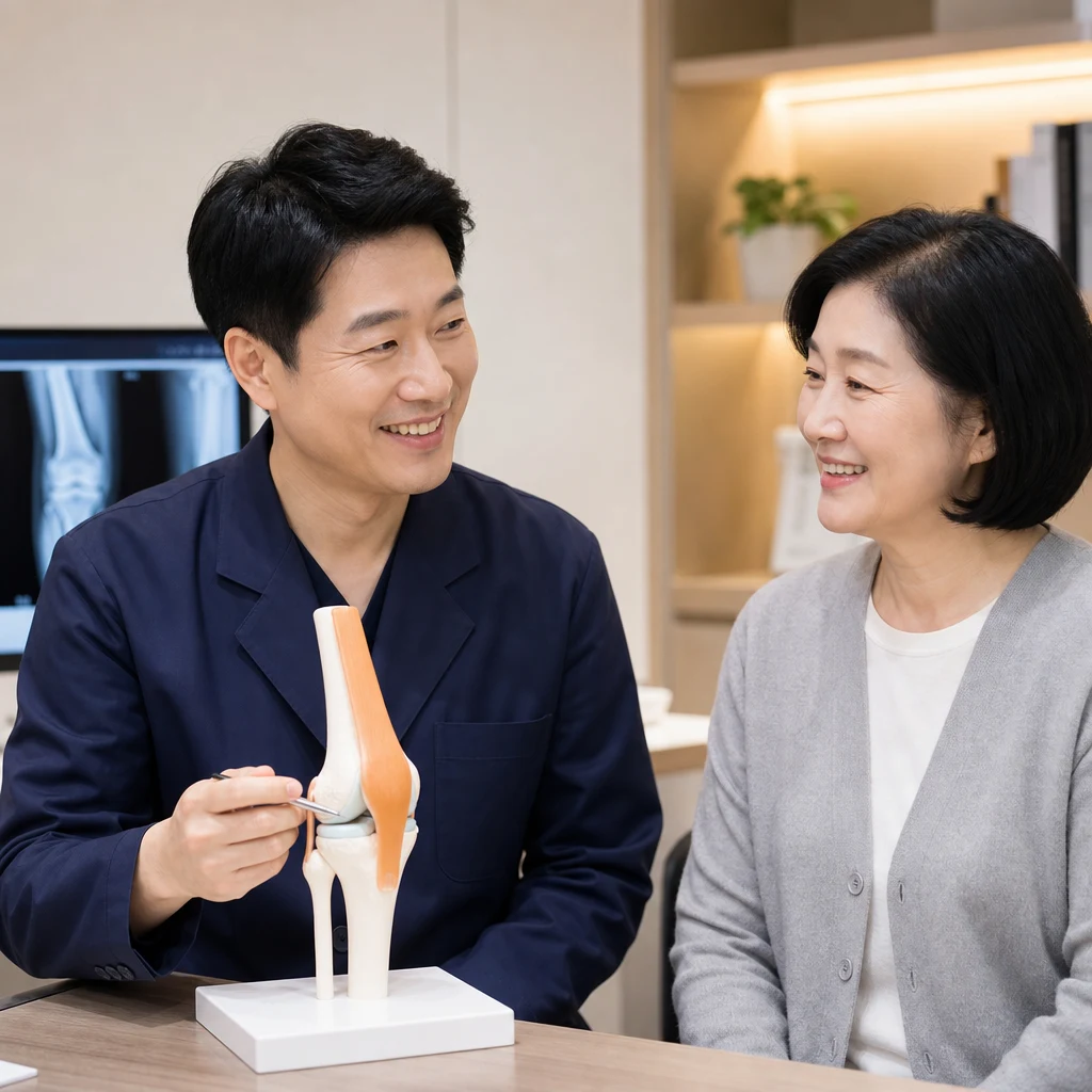 송도에서 무릎 관절염으로 걷기 힘든데, 치료 옵션은 어떤 것들이 있나요?